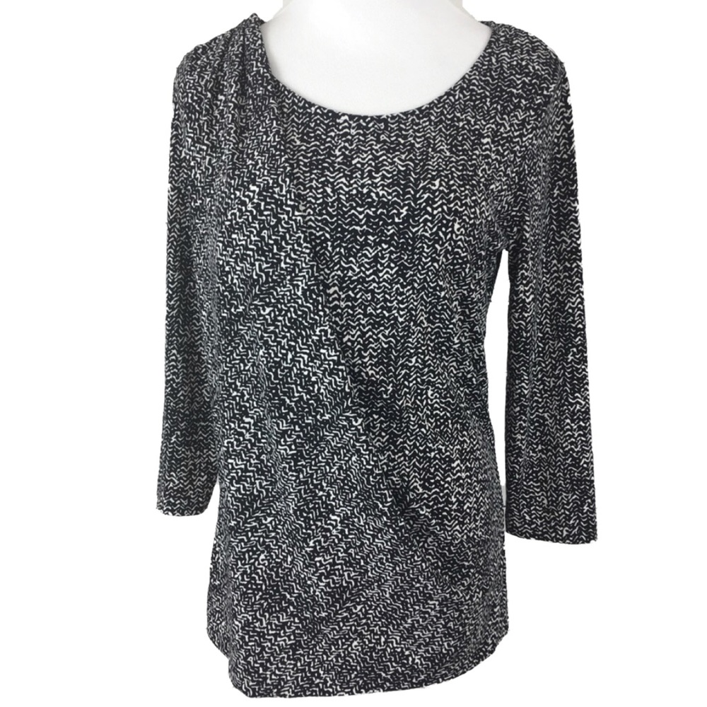 Vince Camuto M Woman's Wrap 3/4 Sleeve Top
